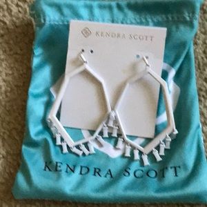 Kendra Scott White Thomas Earrings
